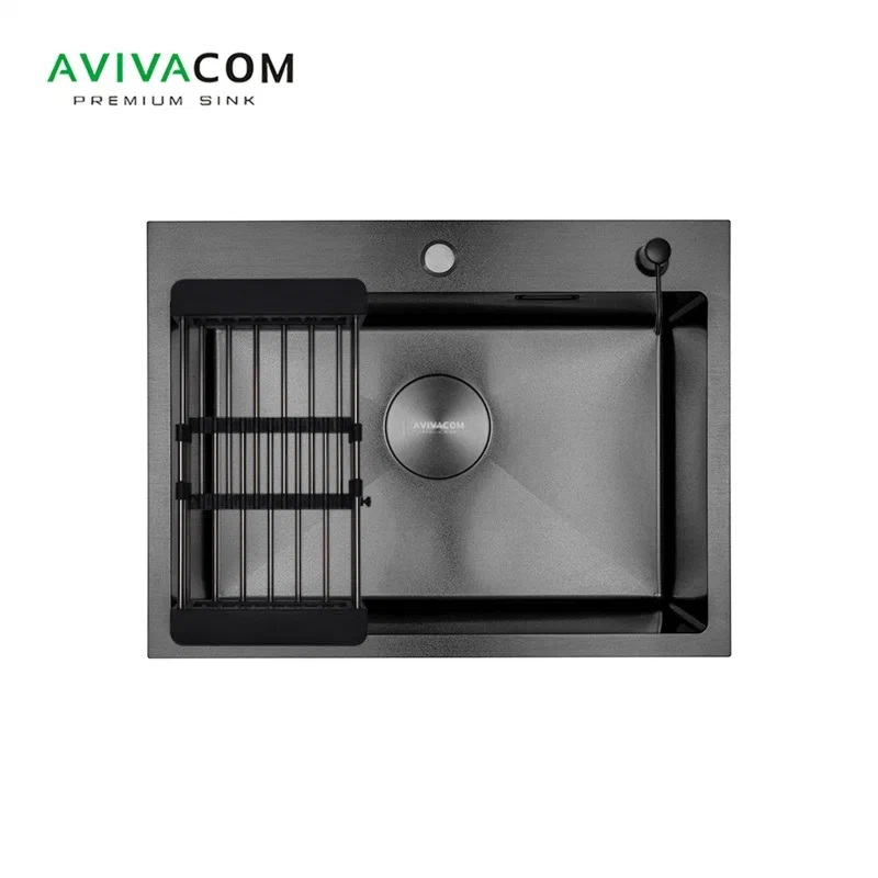 AVIVA Мойка 650*450 мм, Нано Черный
