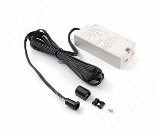 Выключатель инфракрасный на взмах руки, врезной, черный, 220V, 250W